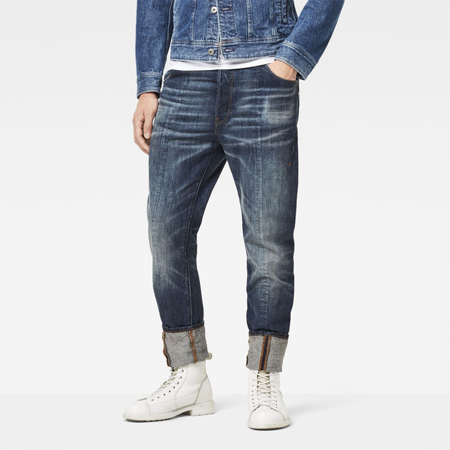 Lanc 3D Straight Tapered Jeans | Dark 