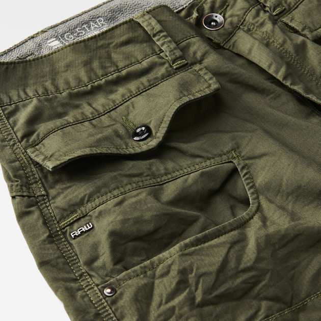 Army Radar Loose Cropped Pants | Green | G-Star RAW®