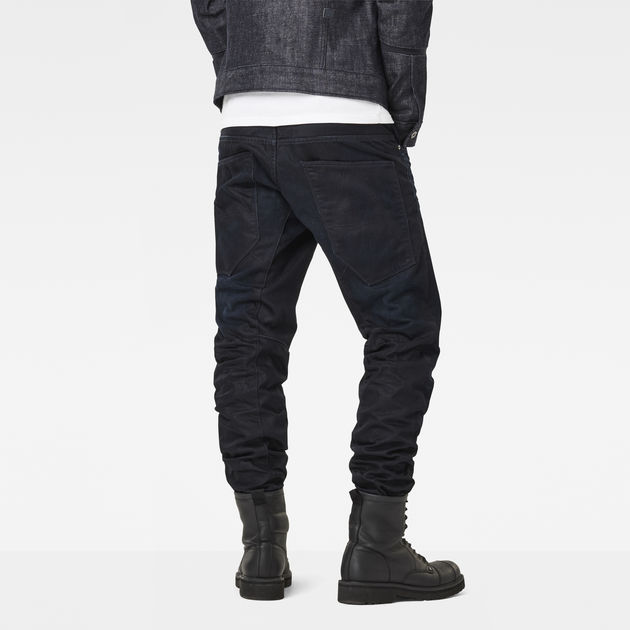 g star raw a crotch tapered jeans