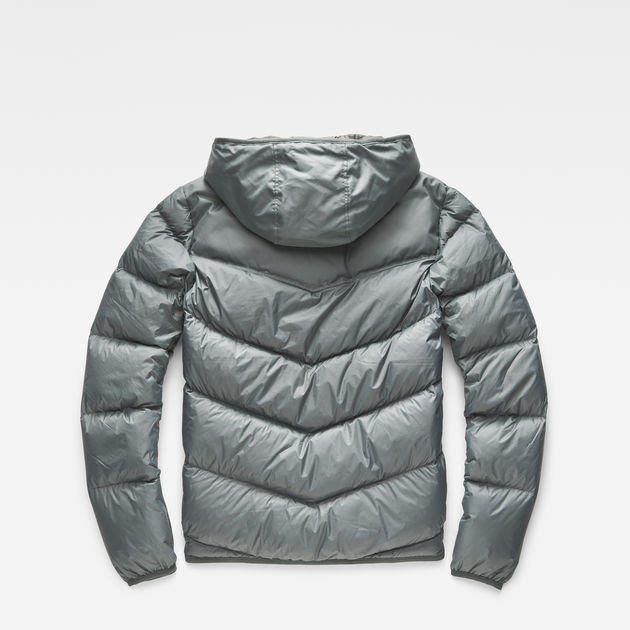 attacc quilted hooded jacket