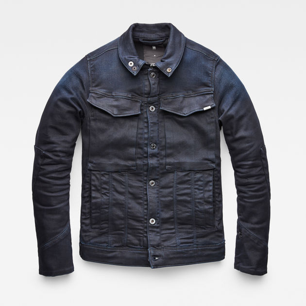 G-STAR RAW VODAN 3D slim レザージャケット S Vodan 3D Slim Jacket | ダークブルー | G-STAR® JP