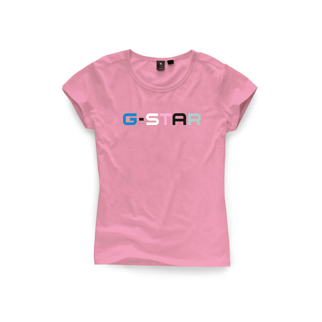 pink g star shirt