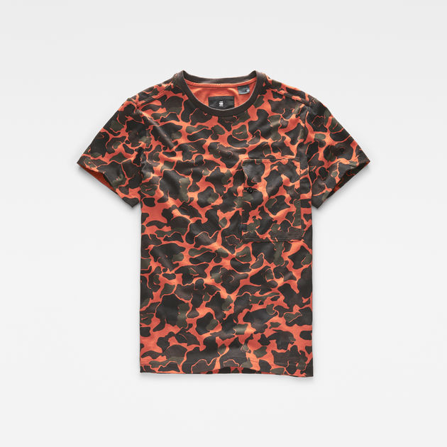 g star raw orange shirt