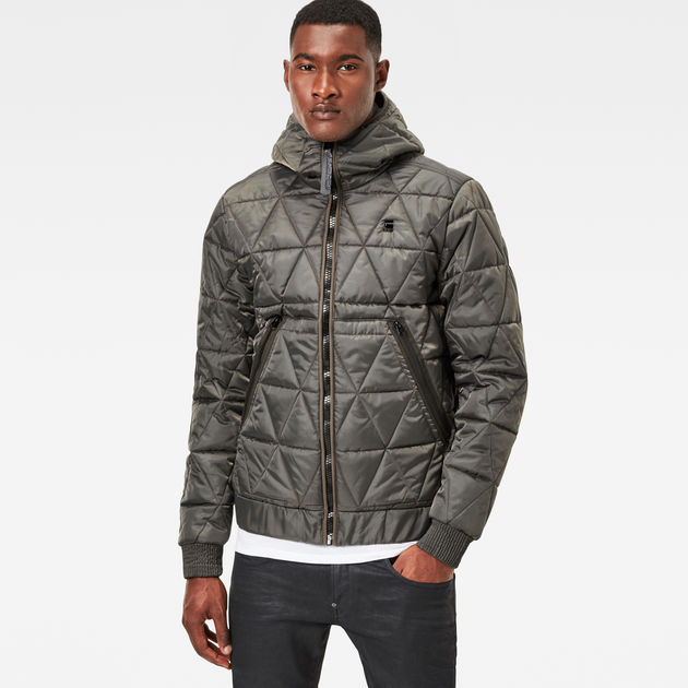Strett Utility Quilted Hooded Jacket 