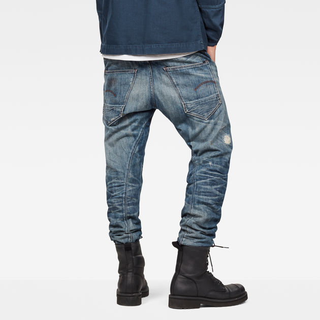 g star 3d arc tapered jeans
