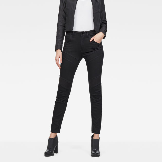 5620 3D Zip Knee Skinny Jeans | Dark blue | G-STAR® US