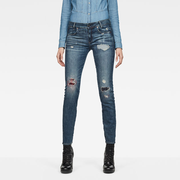 完売 G-Star RAW D-Staq 5-Pocket Mid Skinny g-star-raw-essentials-d-staq-5