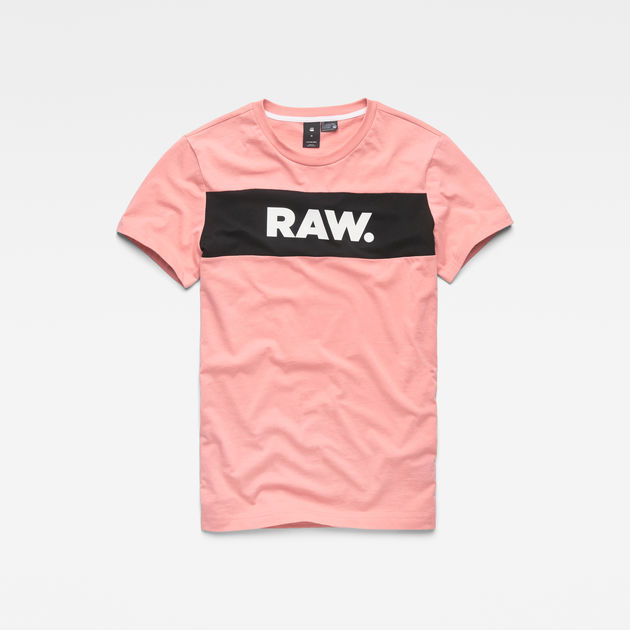 pink g star shirt