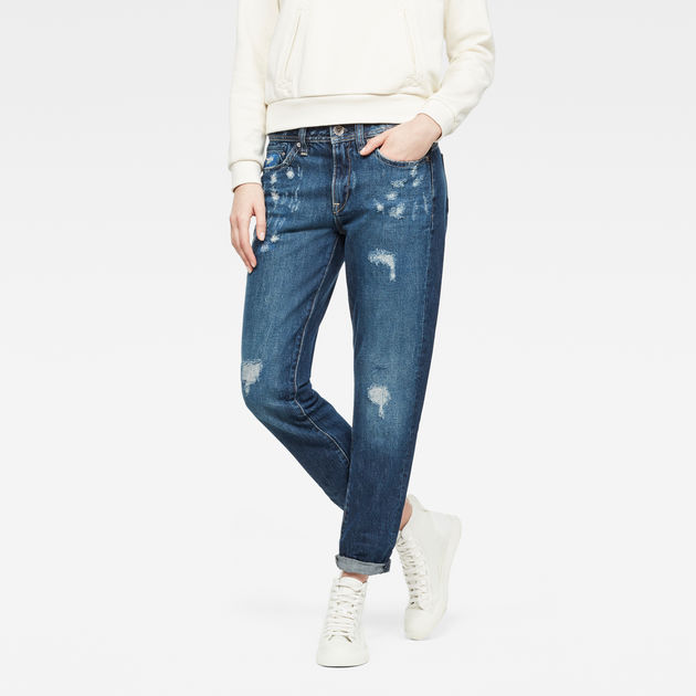 送料込★G-Star★ Midge Saddle High Waist Boyfriend デニム セール】Midge Saddle High Waist BF Jeans（デニムパンツ）｜G