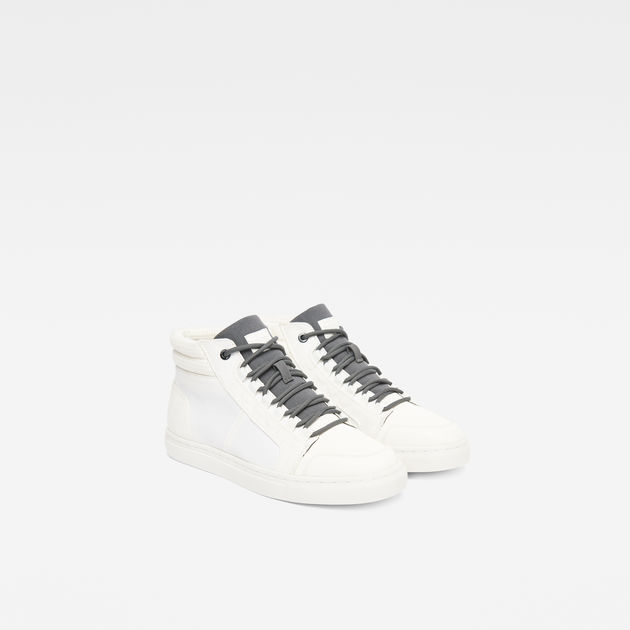 Zlov Cargo Mid Sneakers | White | G 
