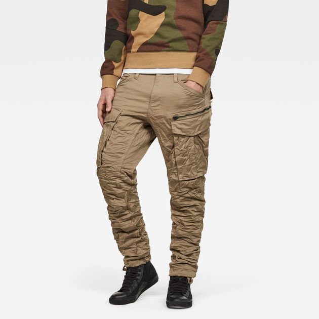Rovic Zip 3D Tapered Cargo Pants | Army 