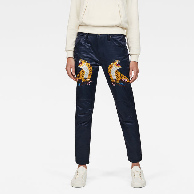 5622 3D Mid Boyfriend Color Jeans | Dark blue | G-STAR® BG