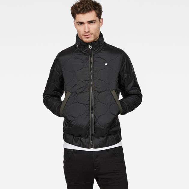 Meefic Quilted Overshirt | Black | G-STAR® US Meefic Quilted Overshirt | Black | G-STAR® US
