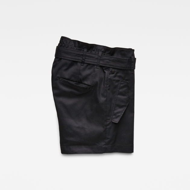 paper bag shorts black