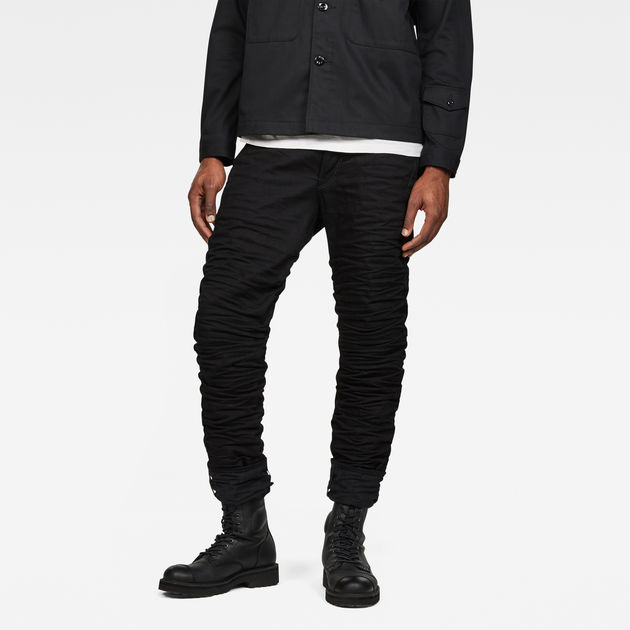 Raw Essentials Staq 3D Tapered Jeans | ブラック | G-STAR® JP