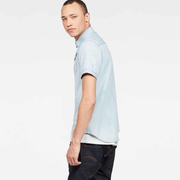 baby blue g star shirt