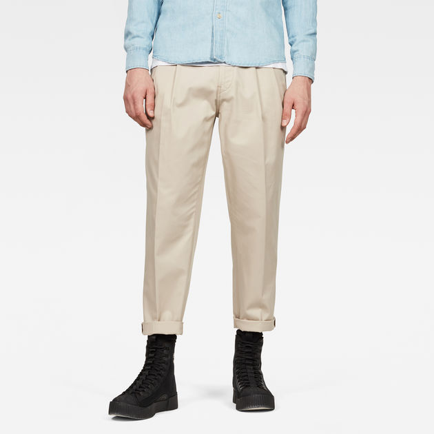 Bronson Pleated Relaxed Tapered Chino 