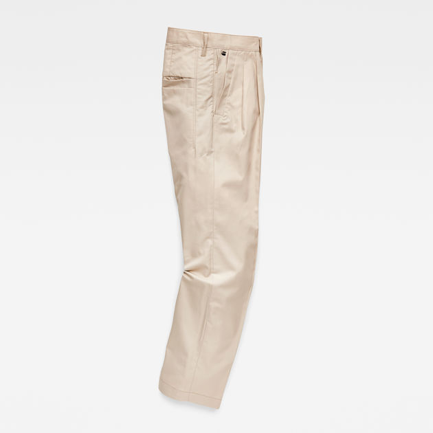 bronson pleated relaxed tapered chino