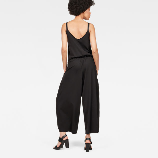 v neck overall dress