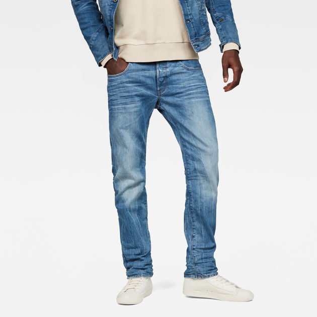 3301 Straight Jeans | Medium Aged | G 