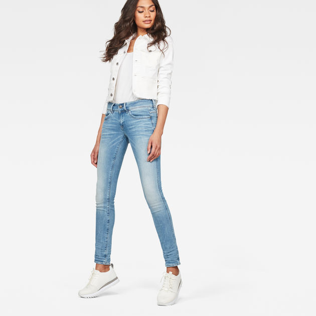 送料込★G-Star★ジーンズ Lynn Mid Waist Skinny Lynn Skinny Jeans | Dark blue | G-STAR® US