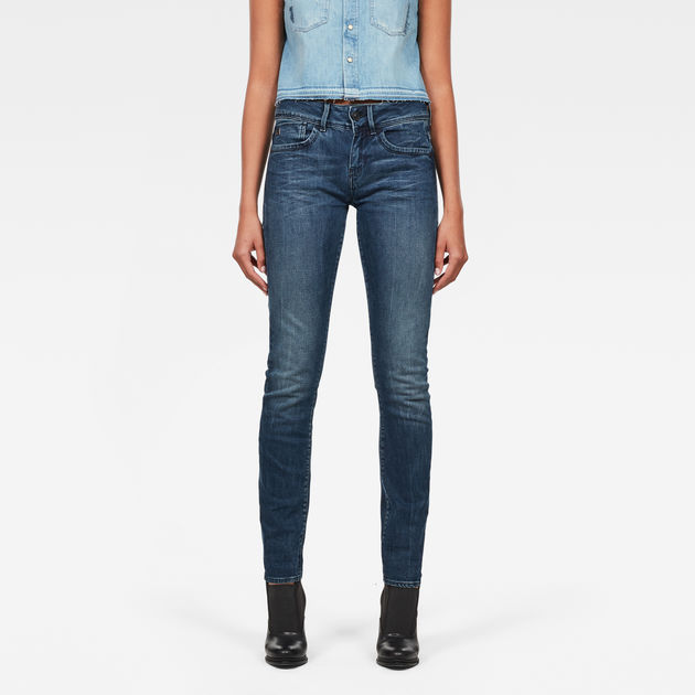 Lynn Skinny Jeans | Medium blue | G-STAR® US