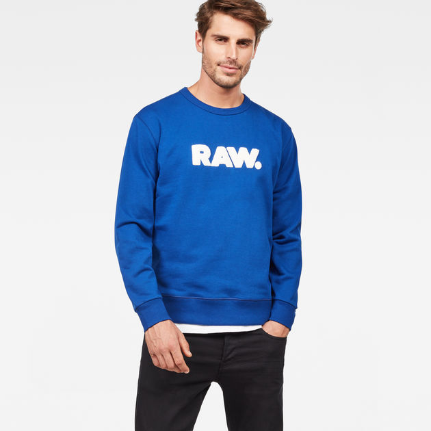 g star raw blue hoodie