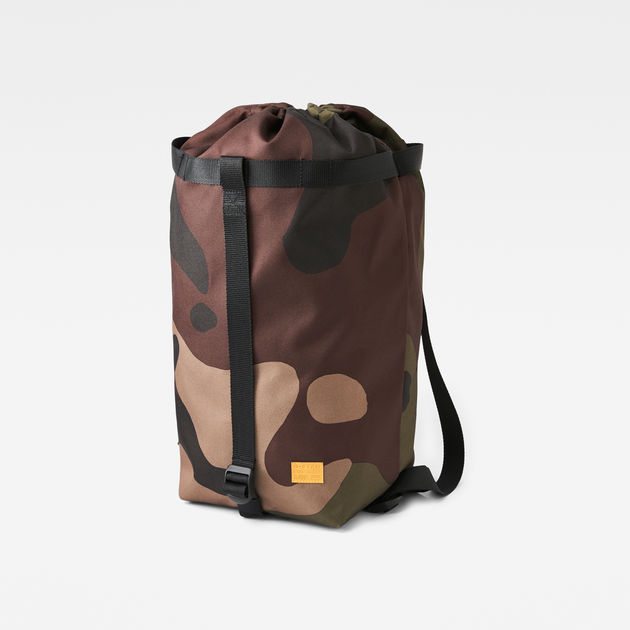 patterned backpack