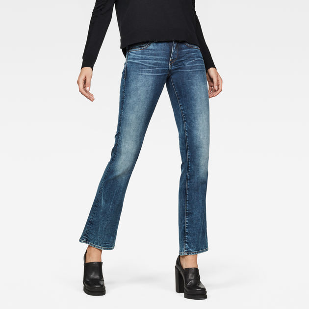 bootcut ankle jeans