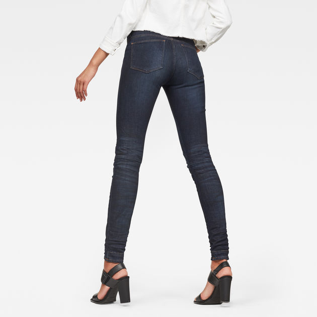 5622 Mid-Waist Skinny Jeans | Dark Aged 