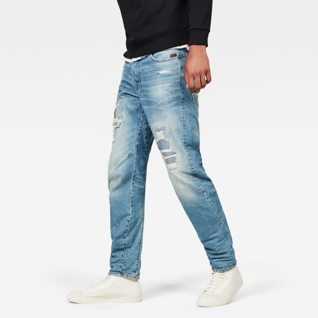 Arc 3D Relaxed Tapered Jeans | Medium blue | G-STAR® BG