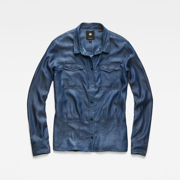 G star clearance denim shirt mens