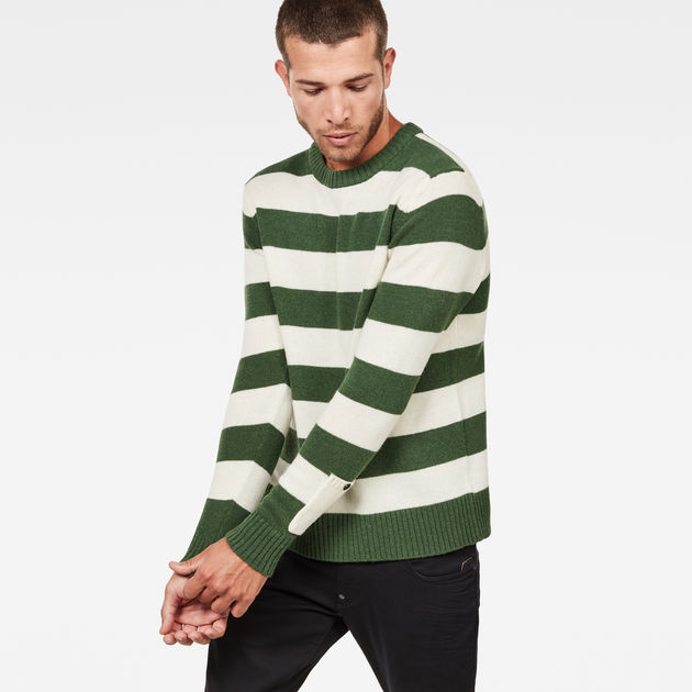Doolin Stripe Knit Grün GStar RAW®