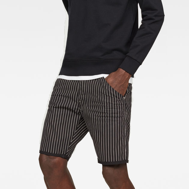 5621 Tapered Men's Shorts | Black/Ivory 