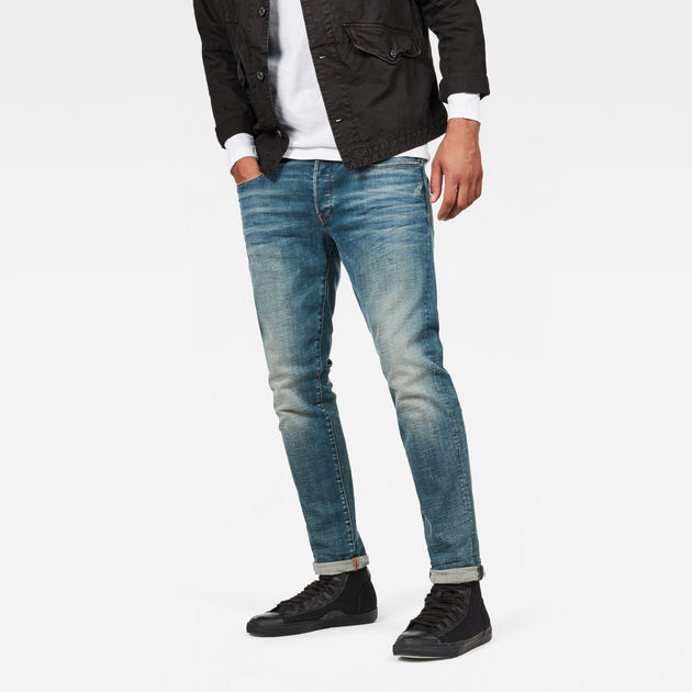 3301 straight tapered jeans