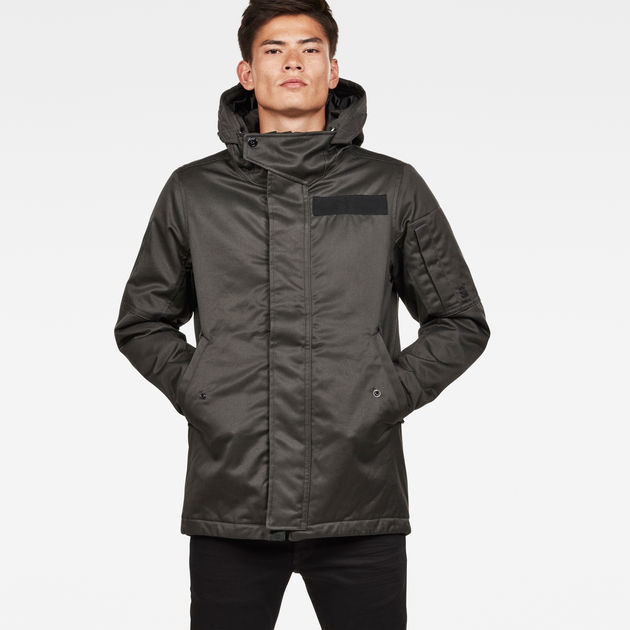 Batt Hooded Short Parka | グレー | G-STAR® JP