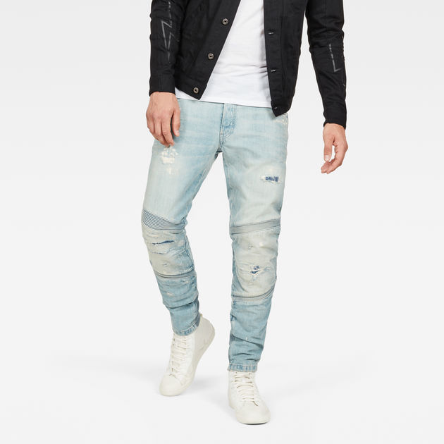 Motac Deconstructed 3D Slim Jeans | Light blue | G-STAR® ZA