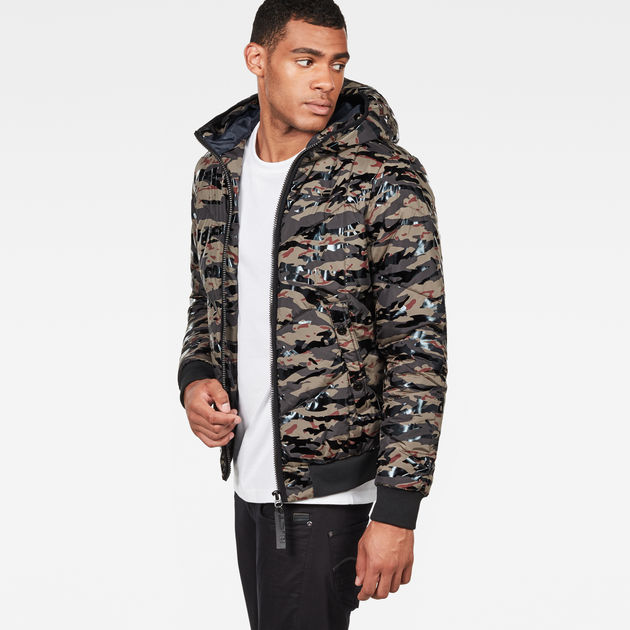 g star whistler hooded bomber