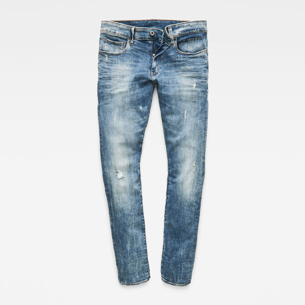 3301 deconstructed low waist skinny jeans