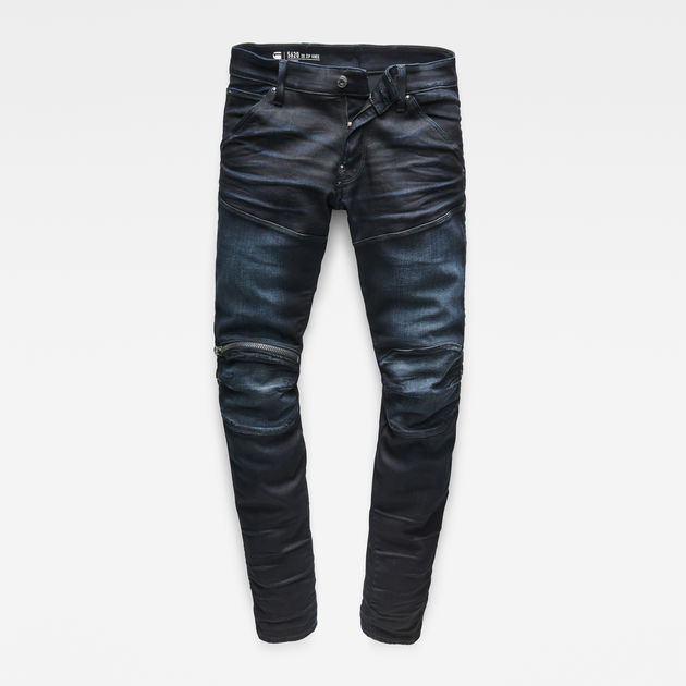 5620 3D Zip Knee Super Slim Jeans 
