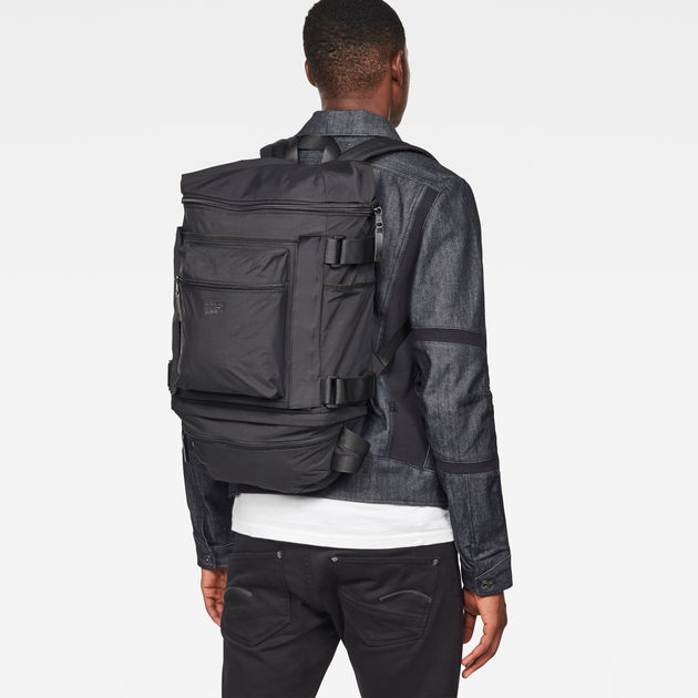 Estan Detachable Backpack | Black | Men 