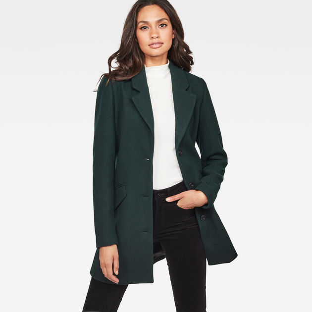 Minor SB Wool Coat Green G STAR CA