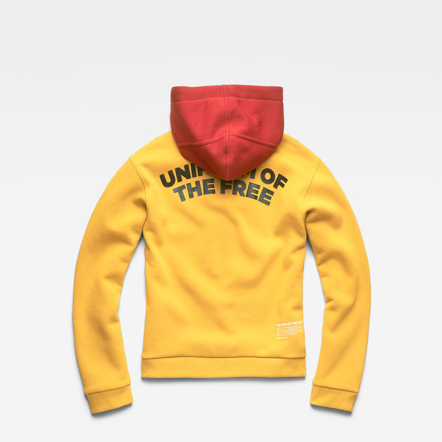 g star yellow hoodie