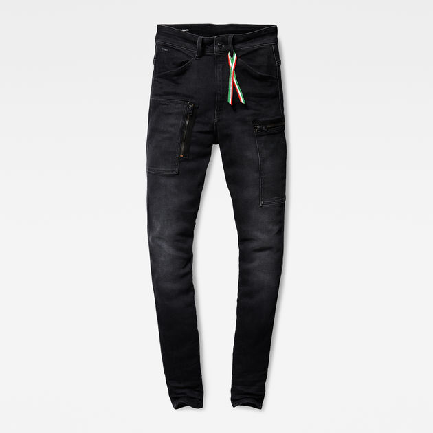 G-star Shape Powel High Super Skinny Wmn Black G-STAR® IL