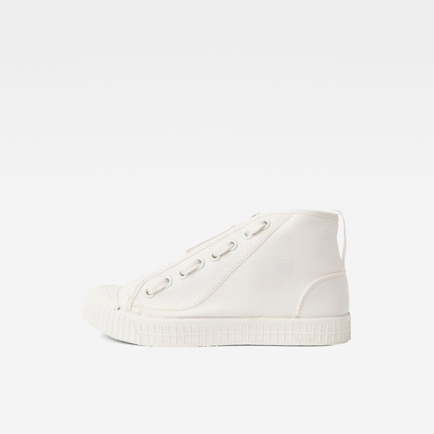 Rovulc Zip Mid Sneakers | Milk | G-Star 