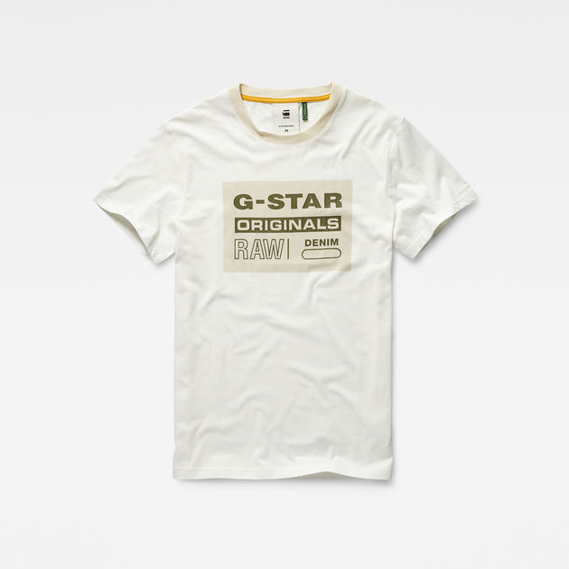 g star originals raw denim t shirt