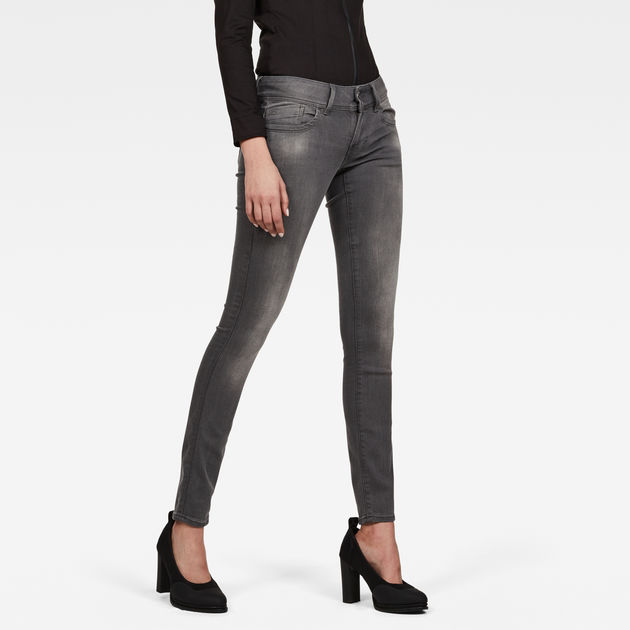 Lynn Mid Waist Skinny Jeans Medium Aged Women G Star Raw®