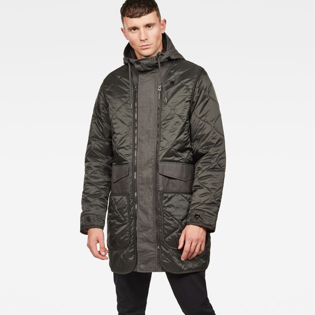 quilted parka