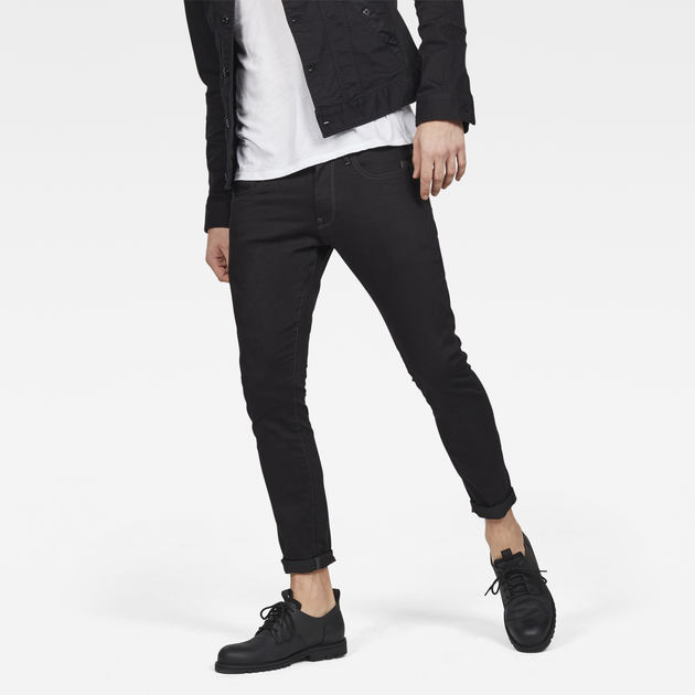 Revend Deconstructed Super Slim Jeans | Black | G-STAR® US