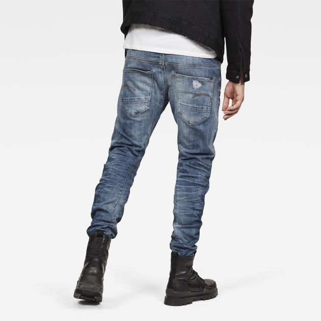 G-Star Raw Arc 3D Slim Revend Straight W36 L34 Devon Grey Stretch Denim Jeans